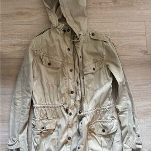 Aritzia Beige Utility Jacket